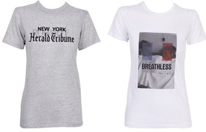 As Breathless Still Fills Theaters, With A Rumored Blu-ray On The Horizon,  The Rodarte Sisters' Shirts Hit The Boutique Colette