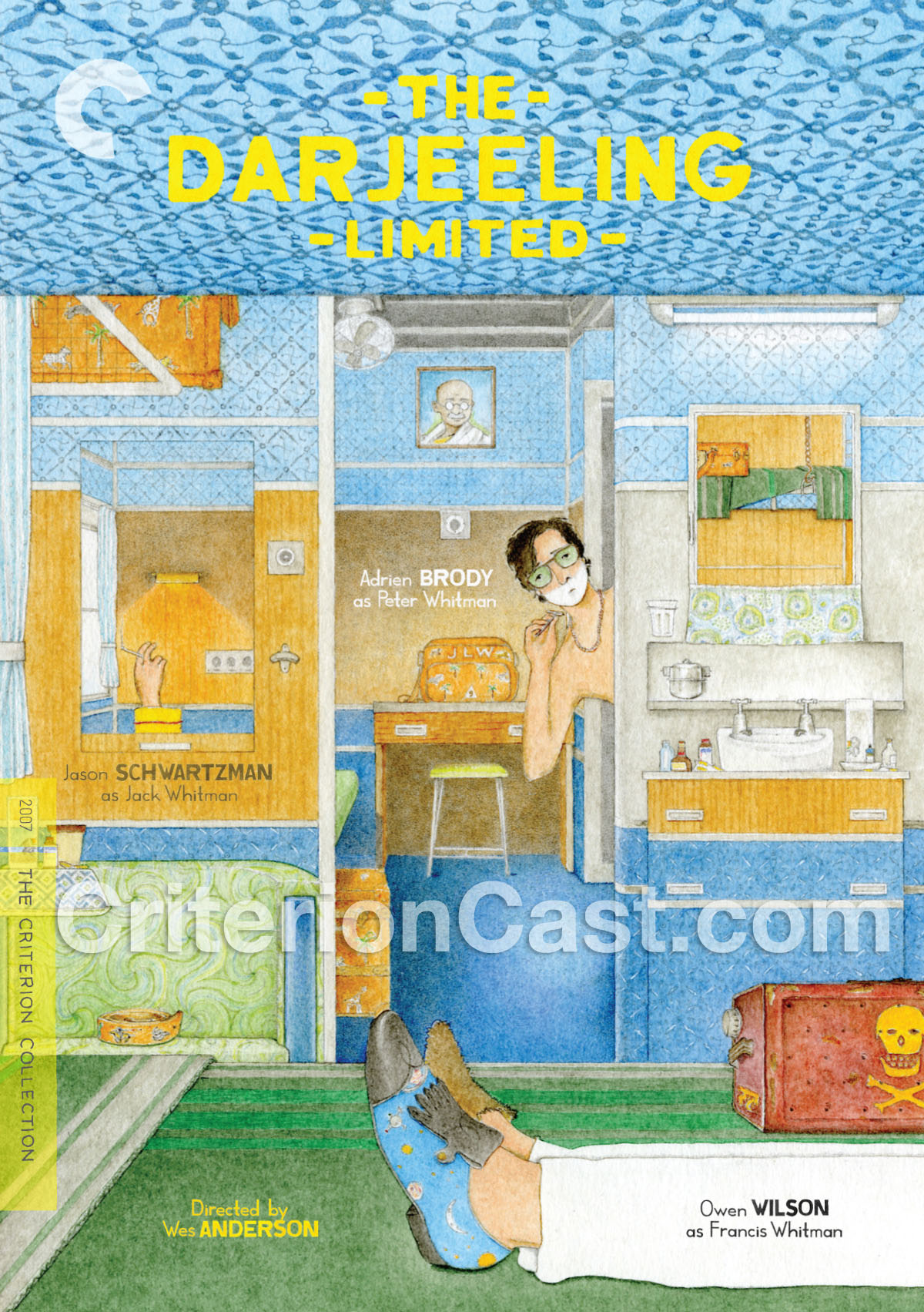 THE DARJEELING LIMITED POSTER A4 A3 A2 A1 CINEMA MOVIE LARGE FORMAT