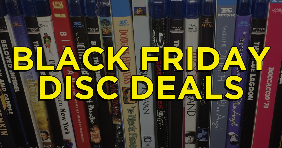 2016 Black Friday Blu Ray DVD Deals