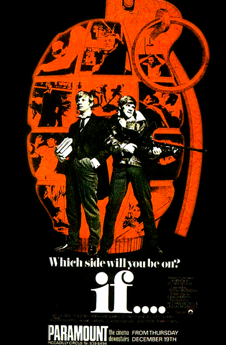 IF-Lindsay Anderson-Malcolm McDowell-Christine Noonan-X Rating-1969-27x41