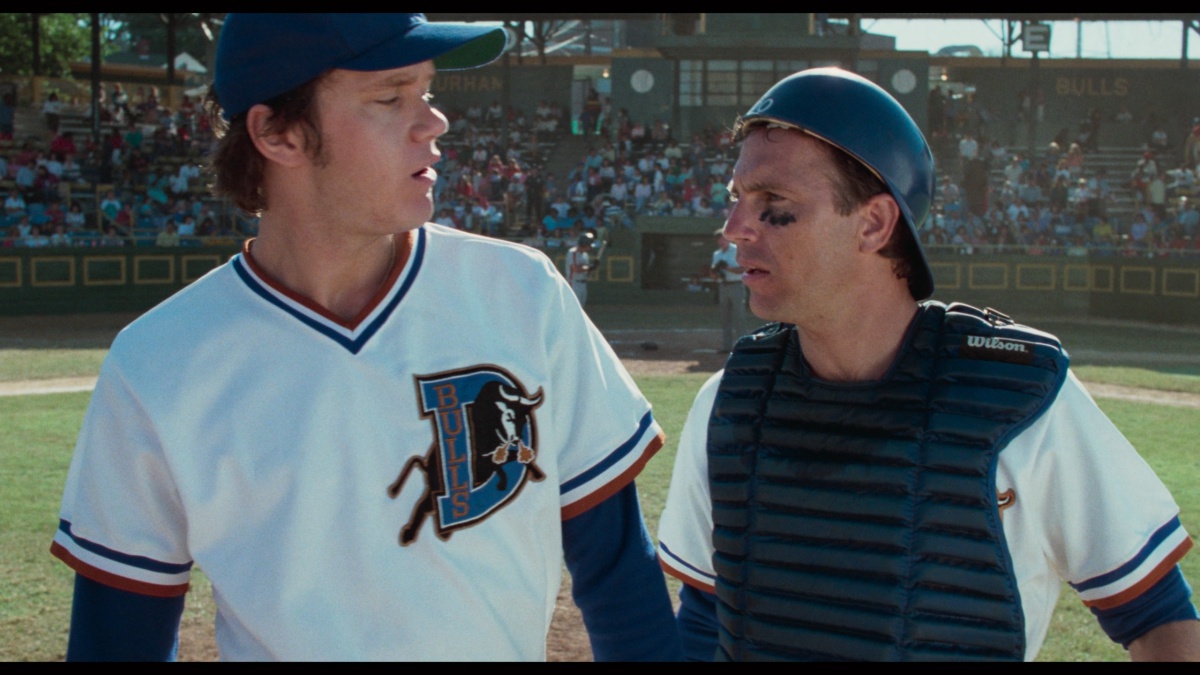 Movie Bull Durham Nuke' LaLoosh 37 Crash Davis 8 Baseball