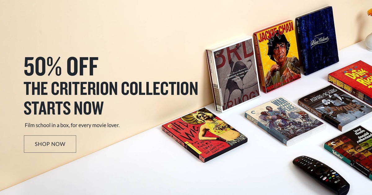 The November 2019 Barnes Noble 50 Off Criterion Collection Sale